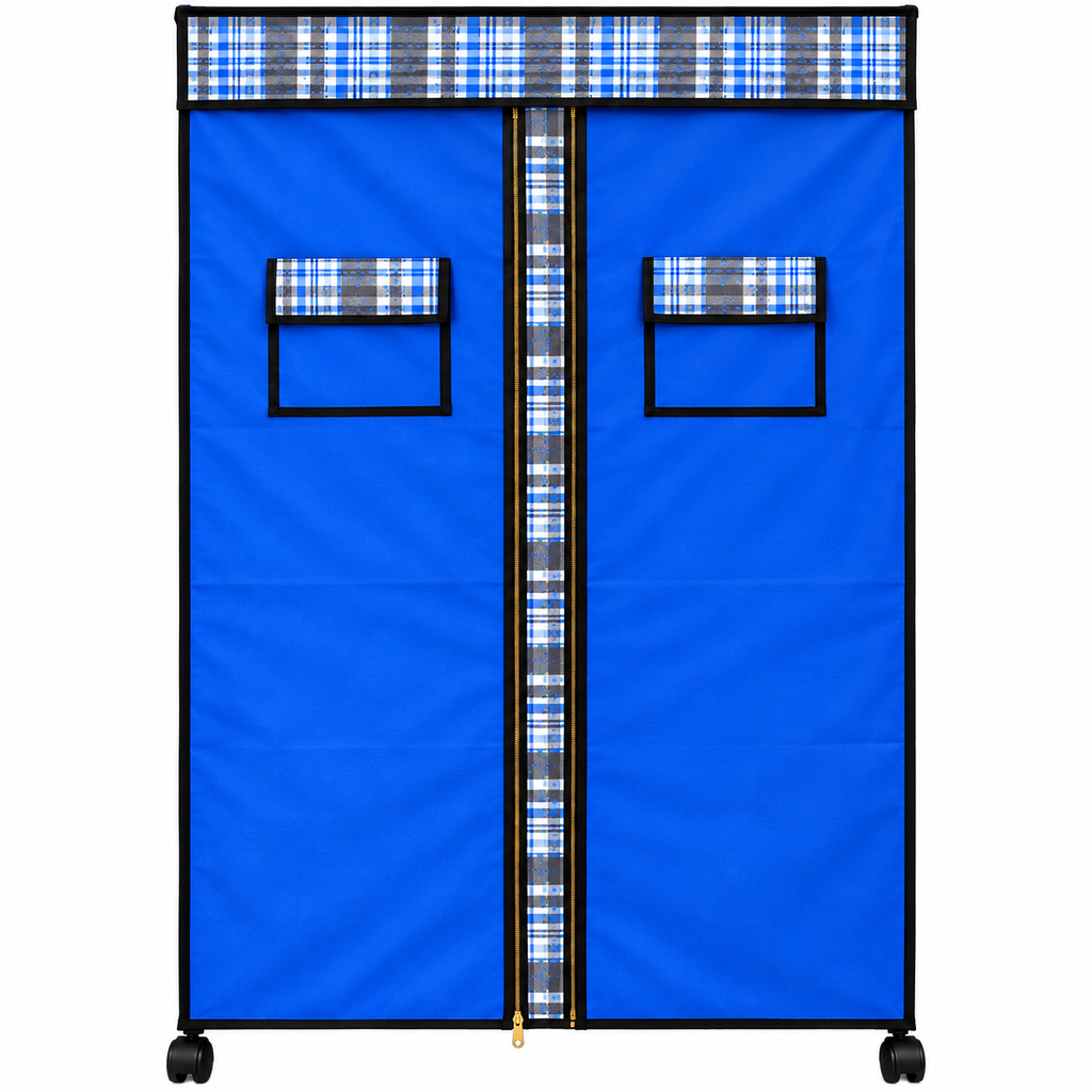 ROPERO DESARMABLE GRANDE C/RUEDAS (160X40x90)