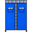 ROPERO DESARMABLE GRANDE C/RUEDAS (160X40x90)