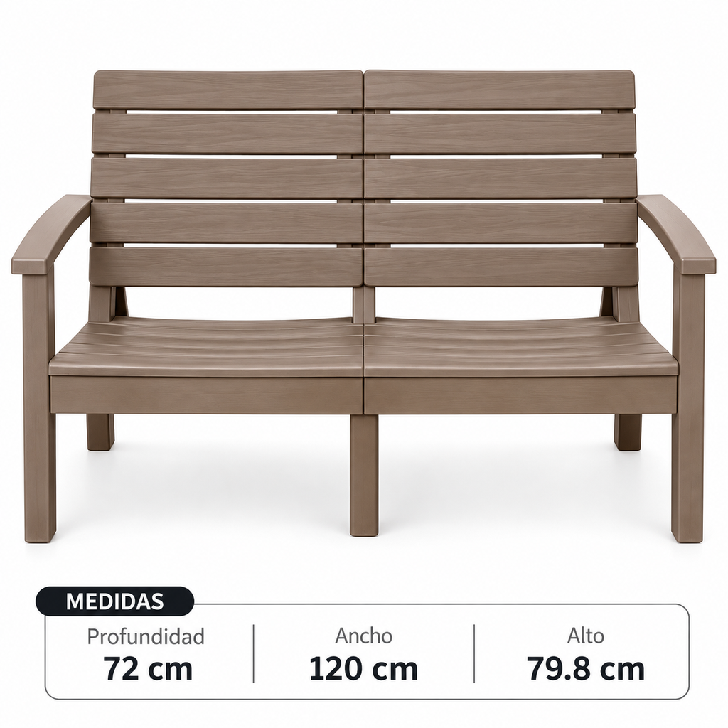 SILLON TAVARUA 2 CUERPOS MODELO RATAN
