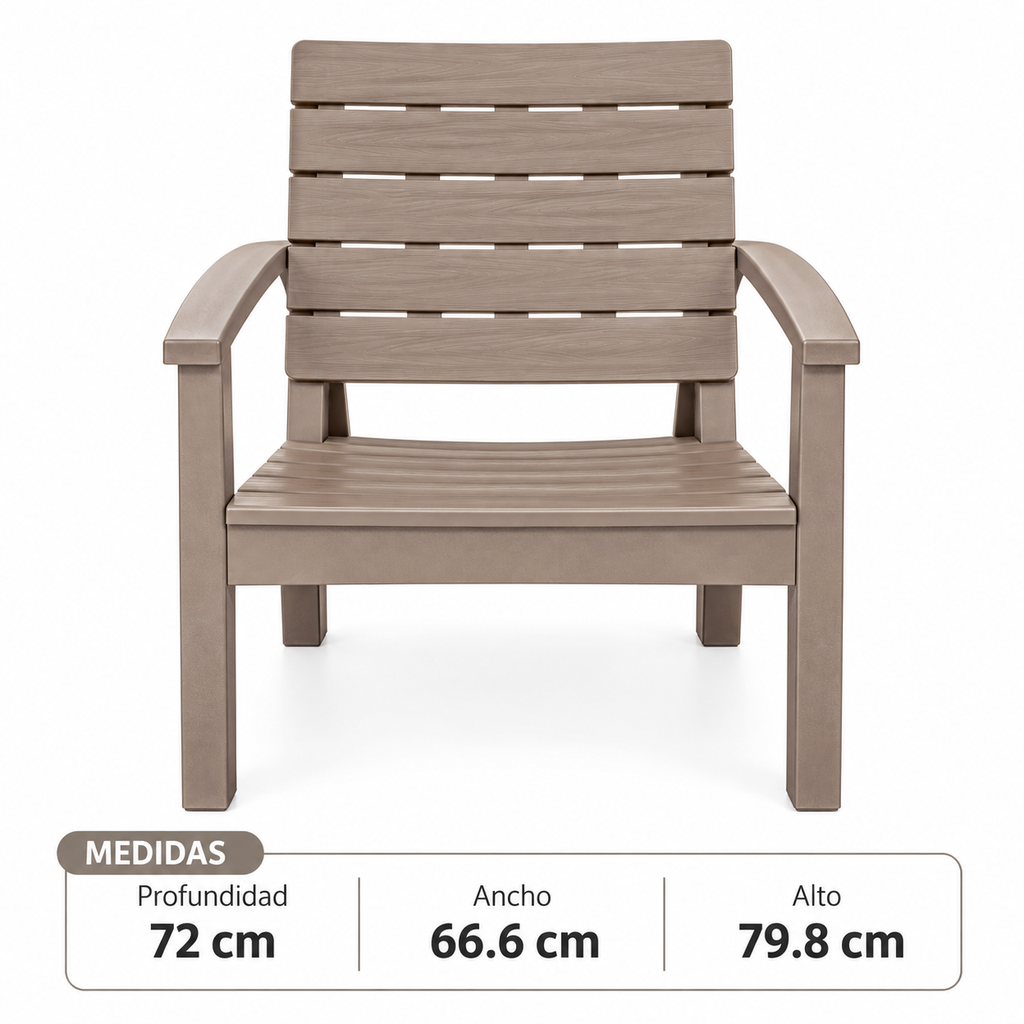 SILLON ROBLE 1 CUERPO