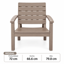 SILLON ROBLE 1 CUERPO