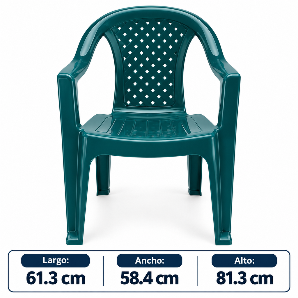 SILLA PLASTICA CLASICA MIAMI