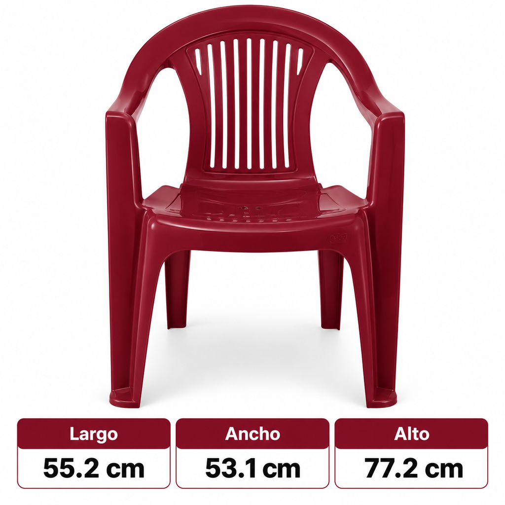 SILLA PLASTICA COMERCIAL BARCELONA