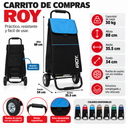 COCHE DE MERCADO ROY RUEDA DE CAUCHO