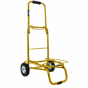 COCHE DE CARGA LIGERA PORTAPAQUETES ECO PLATA/ORO/GRIS RUEDA DE CAUCHO