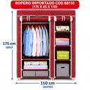 ROPERO IMPORTADO COD 68110 (175X45X110)