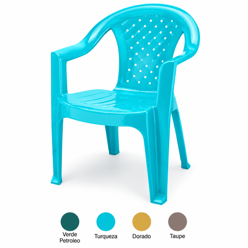 SILLA PLASTICA CLASICA MIAMI